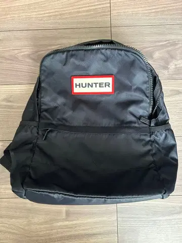 HUNTER 블랙 백팩