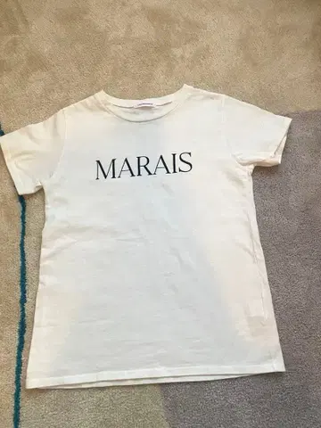 LOUNGEDRESS MARAIS 로고 T셔츠 반팔 화이트