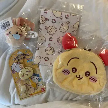 치이카와 (먼작귀) 토끼 마스코트 파우치 키링 복조리 롤리팝 참