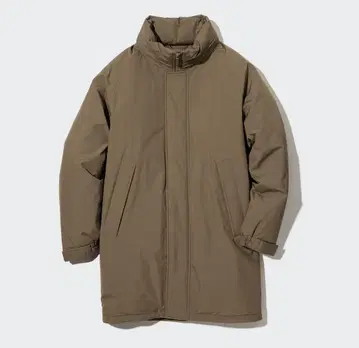 [ 완판템 ] UNIQLO 방풍 패딩 코트 M 브라운