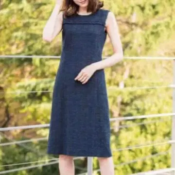 아나이 리본얀 트위드 원피스 ANAYI 자카드 38