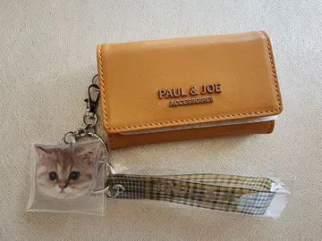 PAUL & JOE 카드 케이스 명함지갑 고양이 참 포함