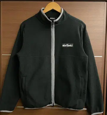 WILDTHINGS 오버 사이즈 플리스 자켓 블랙