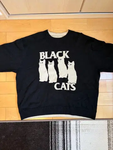 VIVASTUDIO BLACK CAT 니트 맨투맨