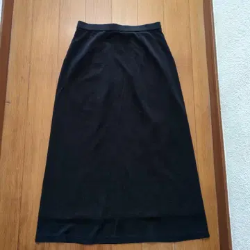 MICALADY 블랙 롱 스커트 L