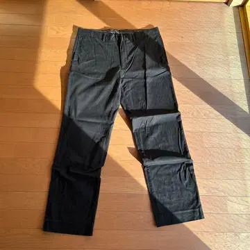 BANANA REPUBLIC 블랙 코튼 슬랙스 사이즈 34 32