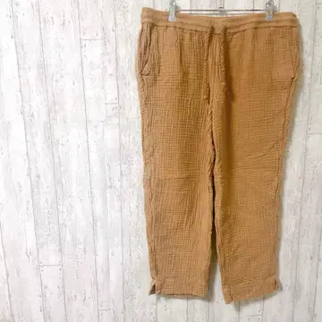 J.Jill 더블 거즈 코튼 이지 팬츠 M PETITE 카멜 계열