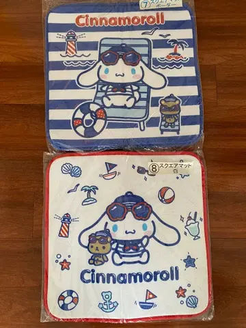 시나모롤 스퀘어 매트 2장 세트