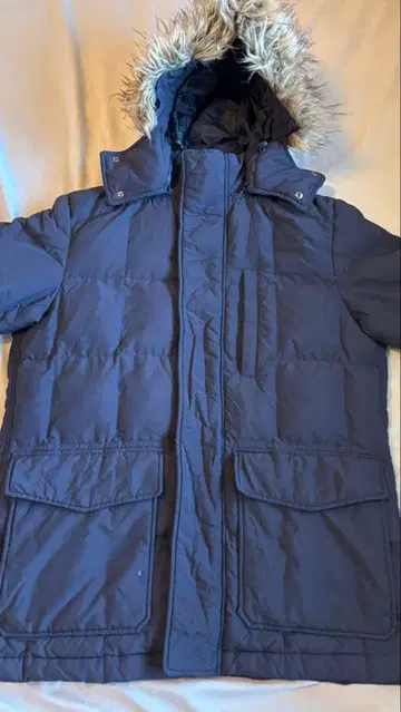 유니클로 후디 퍼 다운 자켓 남성용