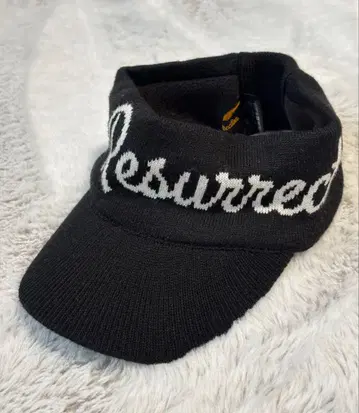 Resurrection 니트 선바이저 블랙