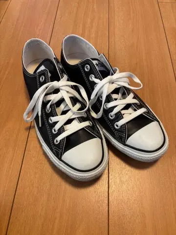 컨버스 올스타 27.0cm 블랙 가죽