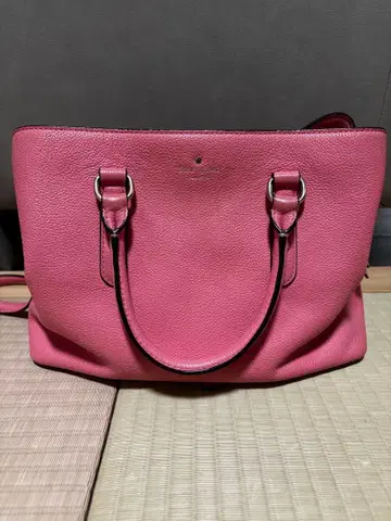 케이트스페이드 핑크 가죽 숄더백