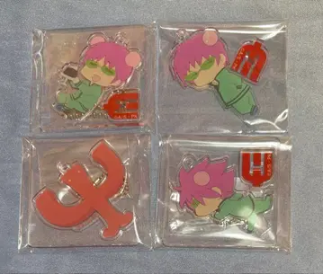 사이키 쿠스오의 재난 트레이딩 아크릴 키체인 쿠스오