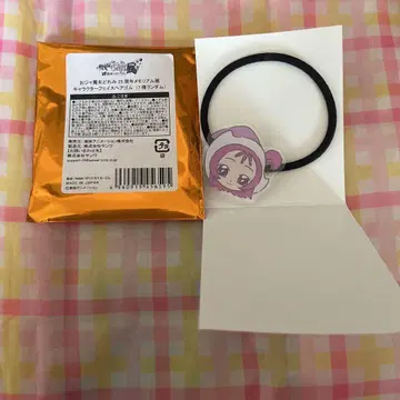 오쟈마녀 도레미 25주년 메모리얼전 캐릭터 페이스 머리끈 온푸