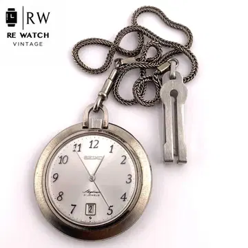 7-5170 SEIKO 6102-0010T 회중시계 스테인리스 스틸제