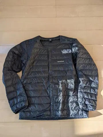 mont-bell 블랙 스페리오 다운 라운드넥 M