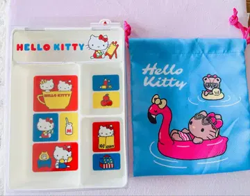 주변 잡화 언제까지나 산리오 뚜껑 포함 트레이 헬로키티