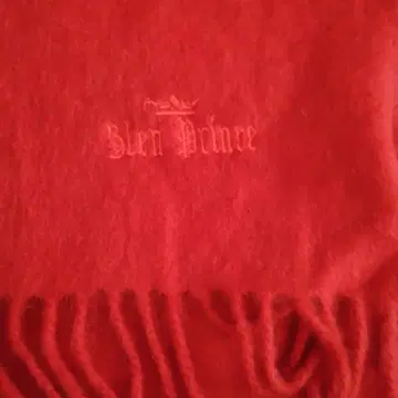 GlenPrince 캐시미어 머플러 빨간색