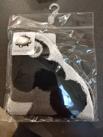 블랙 미야쿠미야쿠 다이컷 미니 타월 손수건