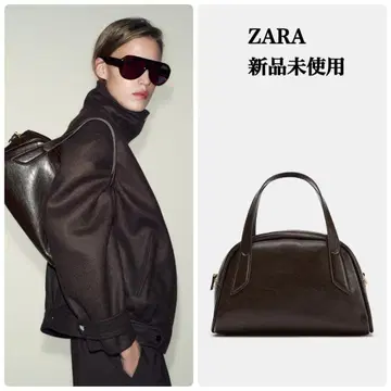 완판템 ZARA 시티 크로스 바디백 택 포함 새상품 브라운