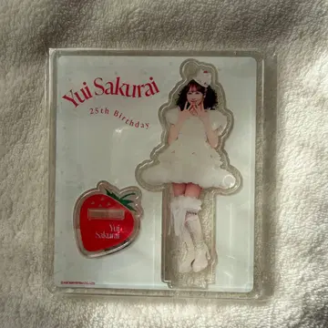 사쿠라이 유이 생탄제 아크릴 스탠드 2025 염원의 쇼트 케이크 솔로