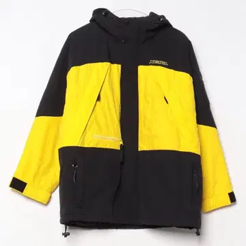 x-girl 마운틴 자켓/스키 스노우보드 의류/사이즈 2(M) 블랙/노랑