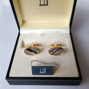 던힐 dunhill 골드 실버 커프스
