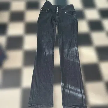 Karnaver 블랙 플레어 데님 팬츠 hammer 해외 데님 팬츠