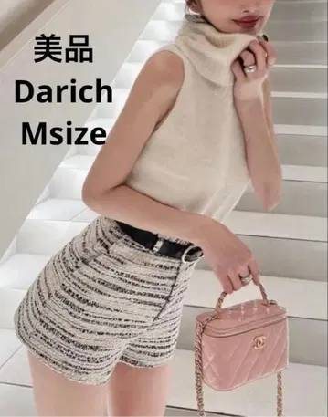 [익일 배송] 새상품급 Darich 다리치 믹스 트위드 숏팬츠 M