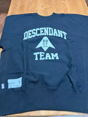 Ron Herman DESCENDANT 블랙 맨투맨 사이즈 1