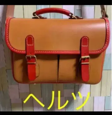 HERZ 헬츠 세미 오더 2way 숄더백 (CW-10) S 카멜 빨간색