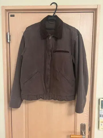 브라운 집업 자켓