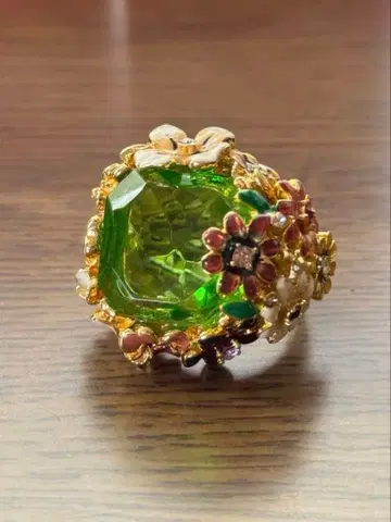 레어 케네스 제이 레인 Kenneth Jay Lane 플라워 반지