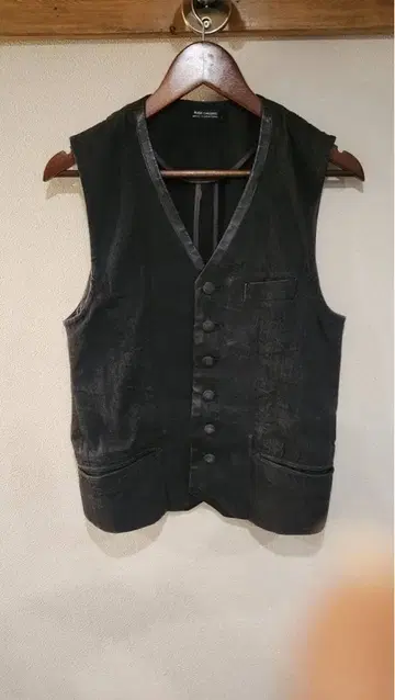 RUDE GALLERY 블랙 데님 베스트 사이즈 2