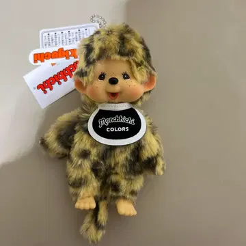 몽치치 COLORS 키체인 레오파드 무늬