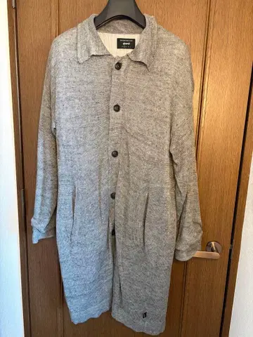 glamb 그레이 린넨 스텐카라 코트