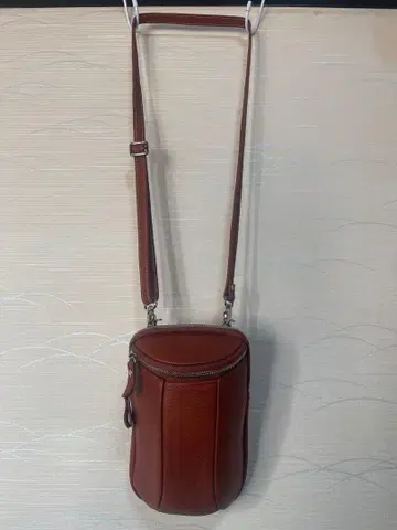 데이즈 아트 가죽 미니 숄더백 (브라운) LB326