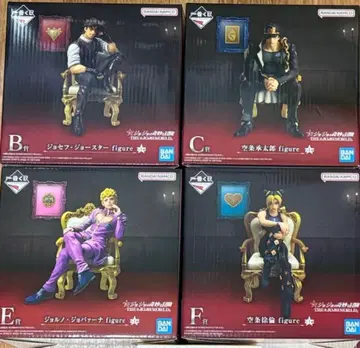 제일복권 죠죠 월드 피규어 4종 세트