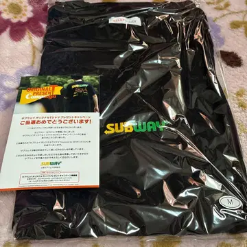 SUBWAY 티셔츠 M 사이즈 블랙