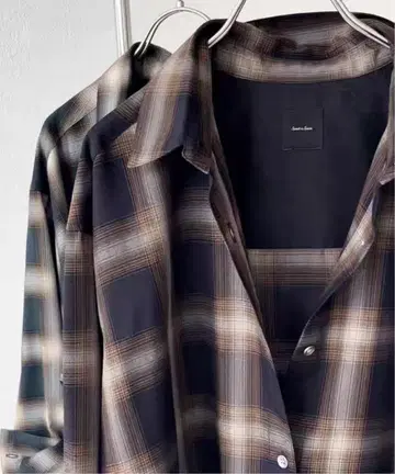 스픽앤스팬 TR 트윌 체크 셔츠