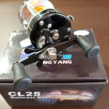 왼쪽 미사용 새상품 Ming Yang CL25 베이트 낚시릴