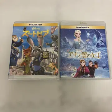[미사용에 가까움] 주토피아, 겨울왕국 MovieNEX (2장 세트)