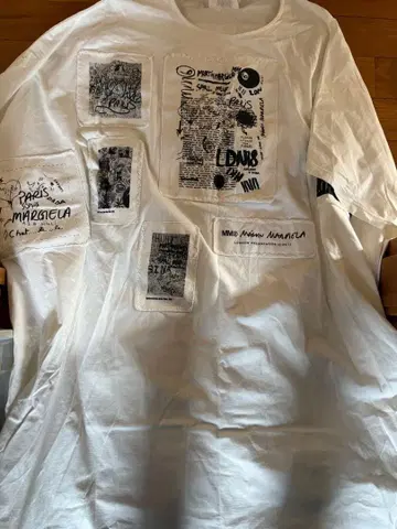 그래픽 프린트 오버 사이즈 T셔츠