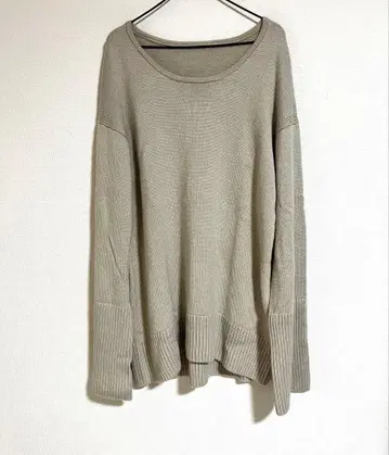 [ Spick&Span ] 와이드 슬리브 풀오버 베이지