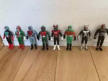 쇼와 가면라이더 소프트 비닐 세트 8체