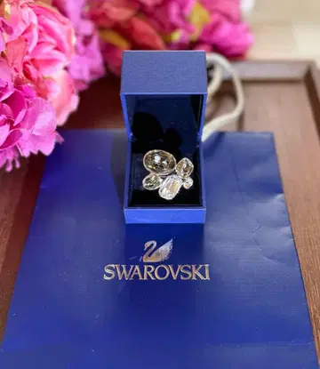 [ 새상품급 ] 스와로브스키 반지 랩핑 포함