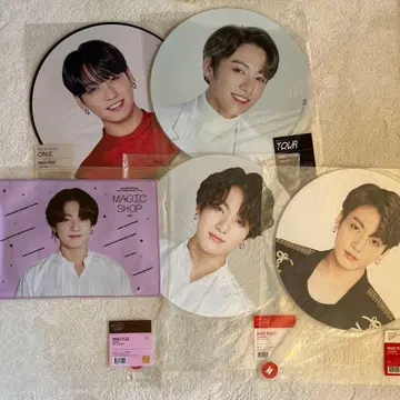 BTS 정국 부채 피켓 플래그