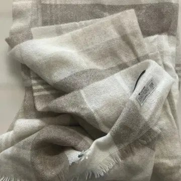 MOONBAT 캐시미어 100% 체크 스톨