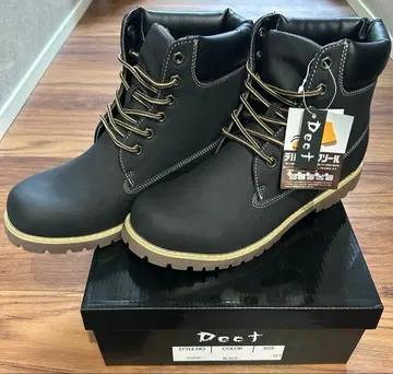 [ 미사용 새상품 ] 남성용 부츠 블랙 사이즈 28