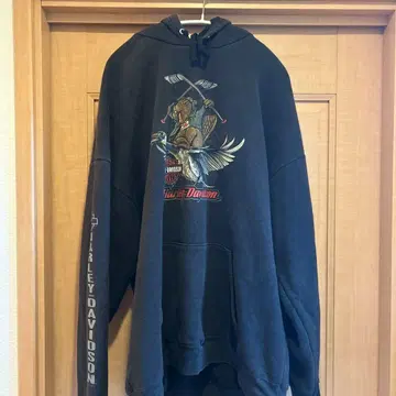 할리데이비슨 후드티 XL 구제 의류 맨투맨 바이크